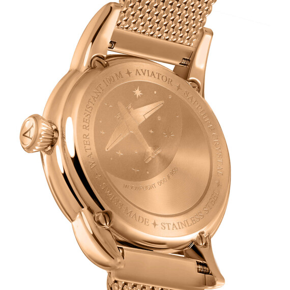 Dámské hodinky Aviator Douglas Moonflight Diamond Edition V.1.33.2.380.5, Verze: růžové zlato4 , 2 image
