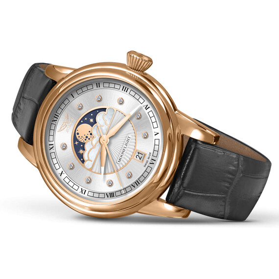 Dámské hodinky Aviator Douglas Moonflight Diamond Edition V.1.33.2.382.4, Verze: růžové zlato2 , 3 image