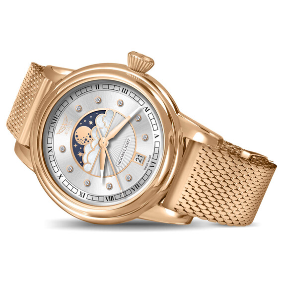 Dámské hodinky Aviator Douglas Moonflight Diamond Edition V.1.33.2.382.5, Verze: růžové zlato5 , 3 image