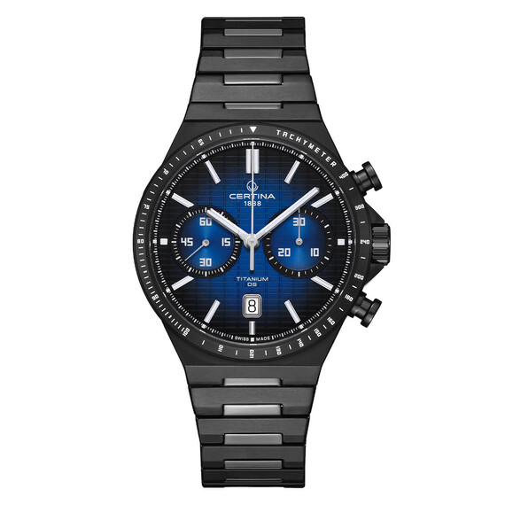 Pánské hodinky Certina DS-7 Chrono Auto C043.427.44.041.00, Verze: černá 