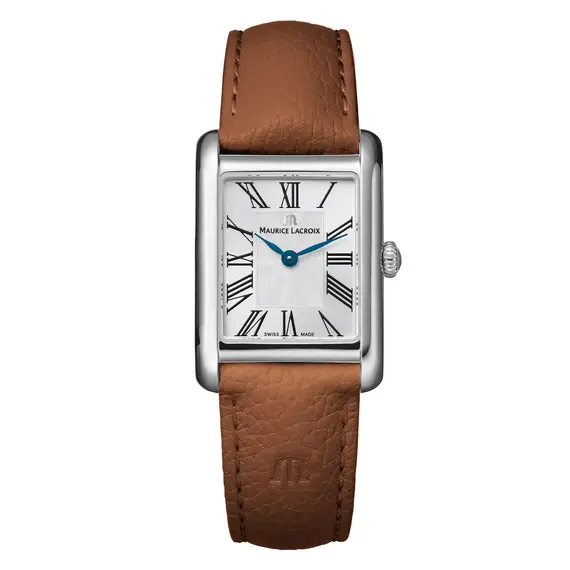 Dámské hodinky Maurice Lacroix Fiaba Square FA1205-SS001-110-3, Verze: hnědá 