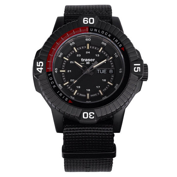 Pánské hodinky Traser P99 Iris Tactical Black Limited Edition 111462, Verze: černá 