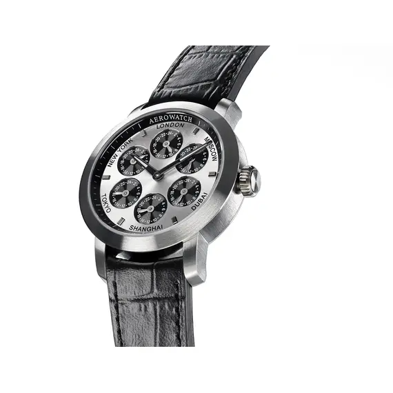 Pánské hodinky Aerowatch Renaissance 7 Time Zones A 51974 AA03, Verze: černá , 2 image