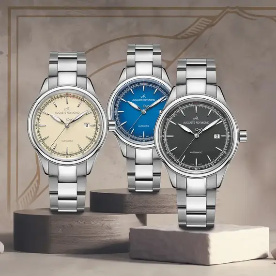 Pánské hodinky Auguste Reymond Heritage 1898 A AR.HE.04A.001.001.001, Verze: béžová, krémová , 4 image