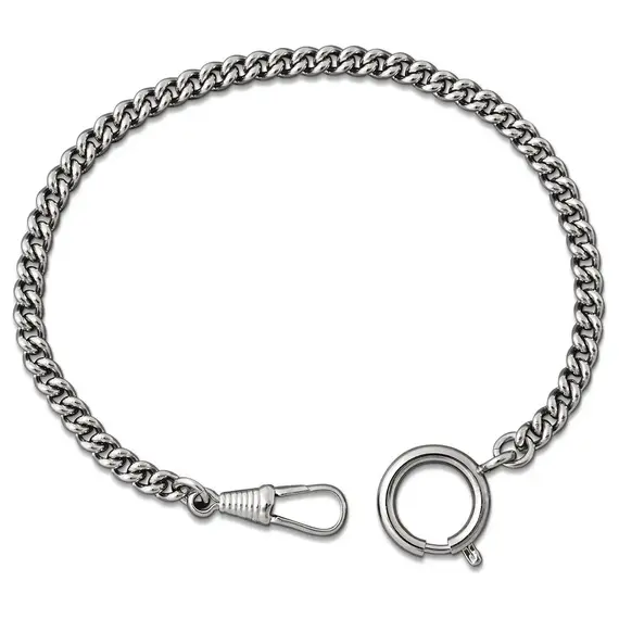 Řetízek na kapesní hodinky Beco 840620, Verze: stříbrná4 