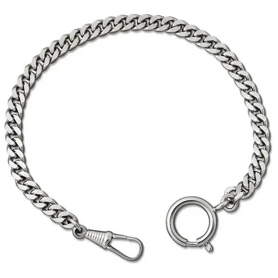 Řetízek na kapesní hodinky Beco 840621, Verze: stříbrná3 