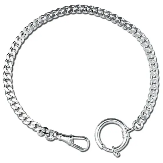 Řetízek na kapesní hodinky Beco 840623, Verze: stříbrná2 