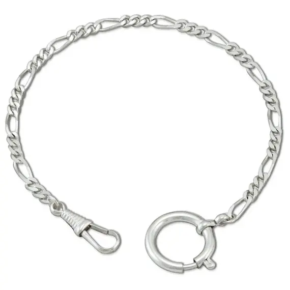 Řetízek na kapesní hodinky Beco 840705, Verze: stříbrná2 