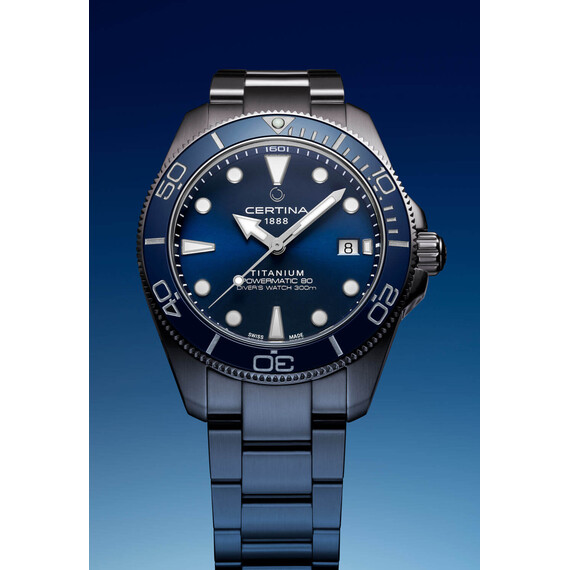 Pánské hodinky Certina DS Action Diver Titanium C048.407.44.041.00, Verze: modrá , 8 image