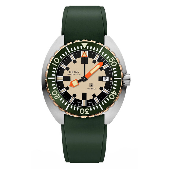 Pánské hodinky Doxa Army 785.60.031.26, Verze: zelená 