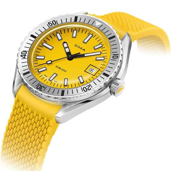 Pánské hodinky Doxa SUB 200 Divingstar 796.10.361.31, Verze: žlutá , 2 image