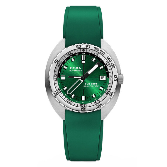 Pánské hodinky Doxa SUB 250T GMT Sea Emerald 855.10.131.26, Verze: zelená 