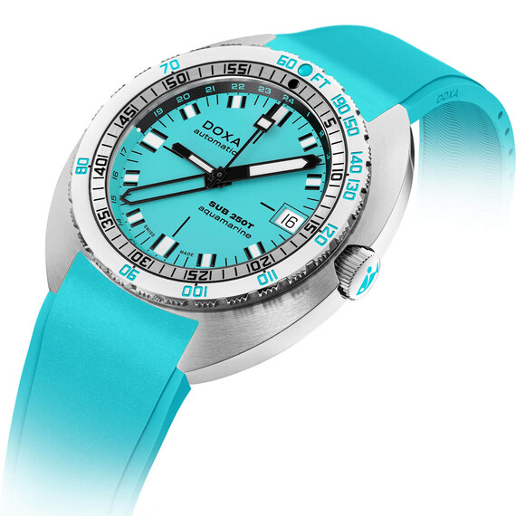 Pánské hodinky Doxa SUB 250T GMT Aquamarine 855.10.241.25, Verze: modrá2 , 2 image