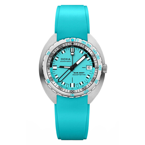Pánské hodinky Doxa SUB 250T GMT Aquamarine 855.10.241.25, Verze: modrá2 