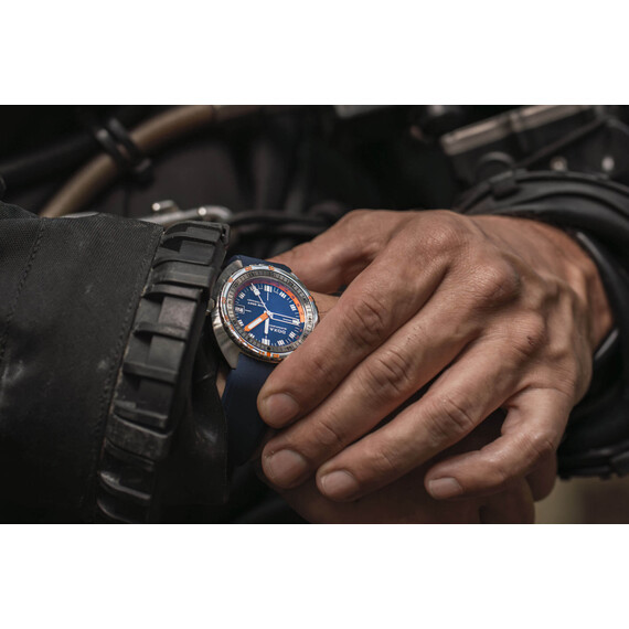 Pánské hodinky Doxa SUB 250T GMT Caribbean 855.10.201.32, Verze: modrá , 12 image