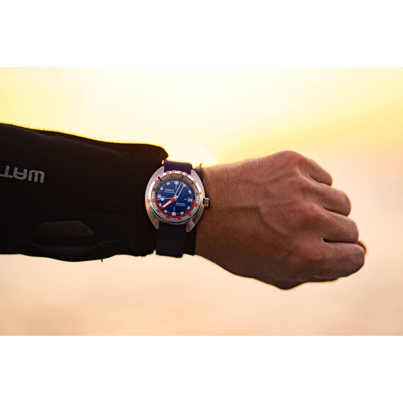 Pánské hodinky Doxa SUB 250T GMT Caribbean 855.10.201.32, Verze: modrá , 4 image