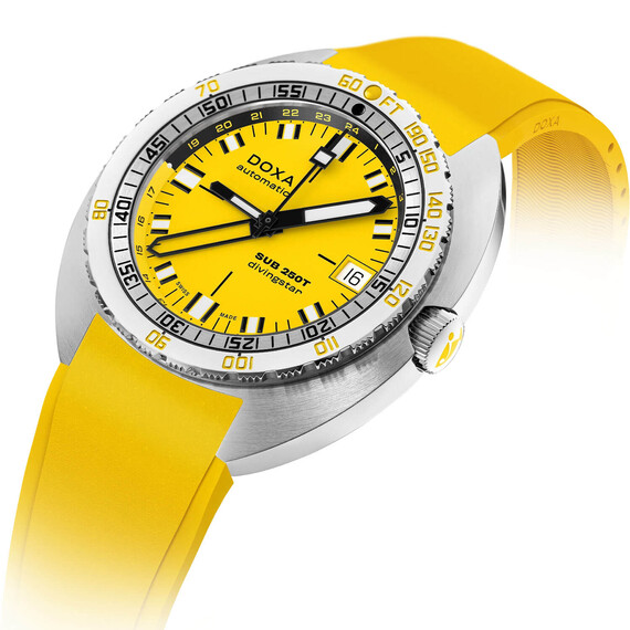 Pánské hodinky Doxa SUB 250T GMT Divingstar 855.10.361.31, Verze: žlutá , 2 image