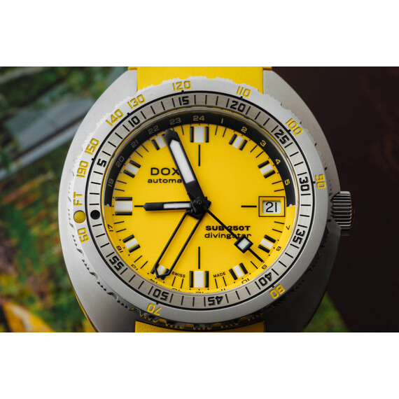Pánské hodinky Doxa SUB 250T GMT Divingstar 855.10.361.31, Verze: žlutá , 7 image