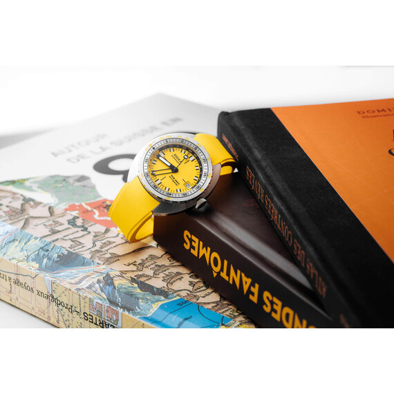 Pánské hodinky Doxa SUB 250T GMT Divingstar 855.10.361.31, Verze: žlutá , 5 image