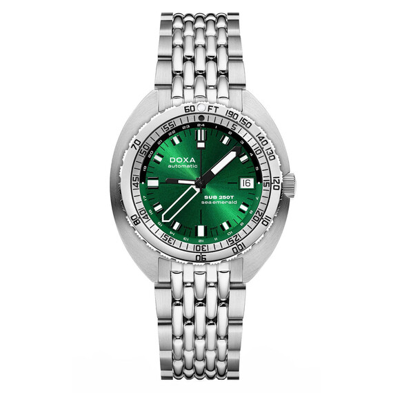 Pánské hodinky Doxa SUB 250T GMT Sea Emerald 855.10.131.10, Verze: zelená 