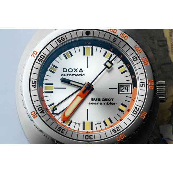 Pánské hodinky Doxa SUB 250T GMT Searambler 855.10.021.10, Verze: stříbrná , 4 image