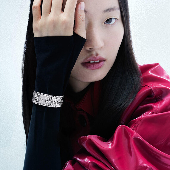 Dámské hodinky Frederique Constant Classics Manchette FC-200PVD1MC6B, Verze: stříbrná , 5 image