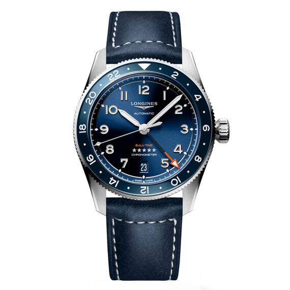 Hodinky Longines Spirit Zulu Time L3.802.4.93.2, Verze: modrá 