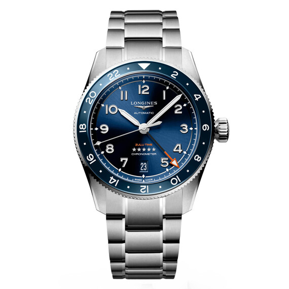 Hodinky Longines Spirit Zulu Time L3.802.4.93.6, Verze: stříbrná3 