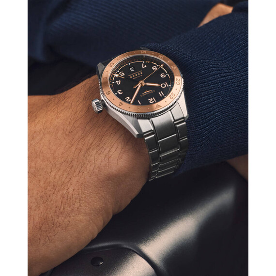 Pánské hodinky Longines Spirit Zulu Time 1925 L3.803.5.53.6, Verze: růžové zlato , 2 image