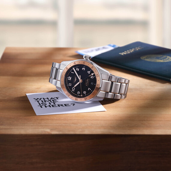 Pánské hodinky Longines Spirit Zulu Time 1925 L3.803.5.53.6, Verze: růžové zlato , 9 image