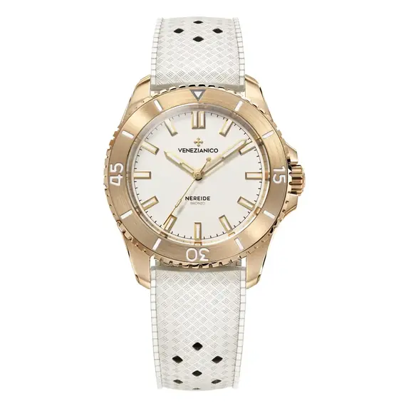 Hodinky Venezianico Nereide Bronzo 39 Bianco 3121556, Verze: bílá 