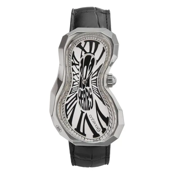 Pánské hodinky Exaequo Polyhedron 925 Melting Watch White Edition 101 EX0101.0101 