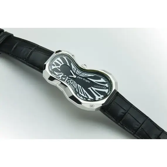 Pánské hodinky Exaequo Polyhedron 925 Melting Watch Black EX0101.0001, Verze: černá , 2 image