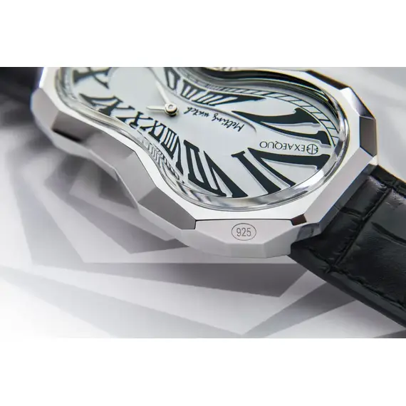 Pánské hodinky Exaequo Polyhedron 925 Melting Watch White EX0101.0002, Verze: bílá , 2 image