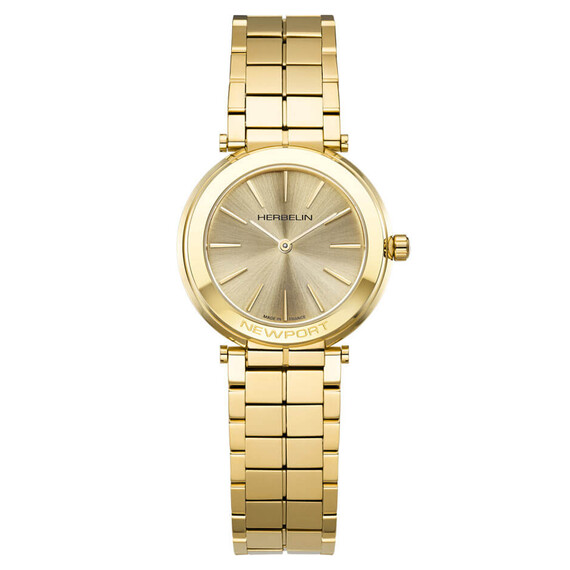 Dámské hodinky Herbelin Newport Slim 16922BP13, Verze: žluté zlato4 