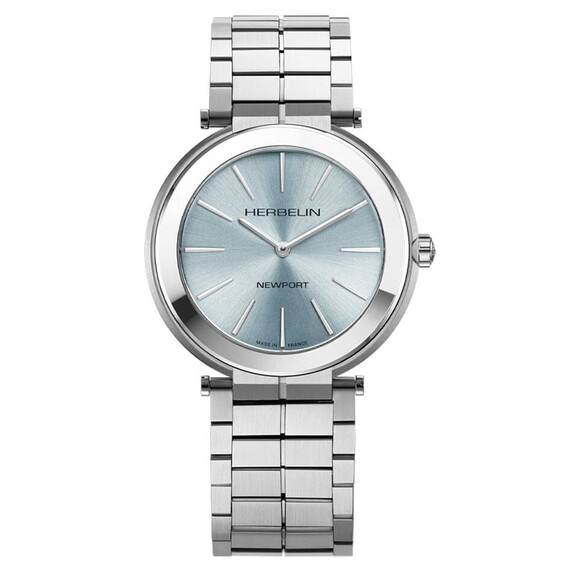 Pánské hodinky Herbelin Newport Slim 19522B125, Verze: stříbrná 