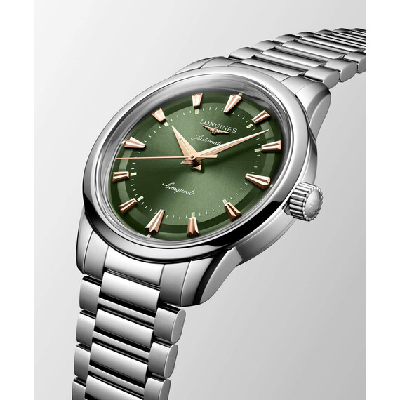 Hodinky Longines Conquest Heritage L1.649.4.02.6, Verze: zelená2 , 6 image