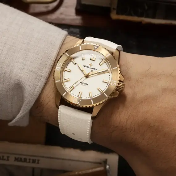 Hodinky Venezianico Nereide Bronzo 39 Bianco 3121556, Verze: bílá , 5 image