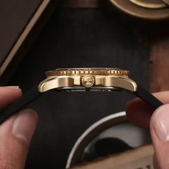 Hodinky Venezianico Nereide Bronzo 39 Nero 3121555, Verze: černá , 4 image