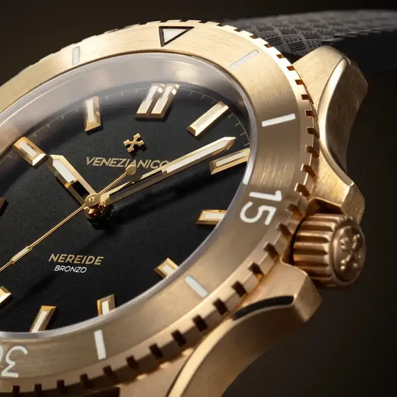 Hodinky Venezianico Nereide Bronzo 39 Nero 3121555, Verze: černá , 2 image