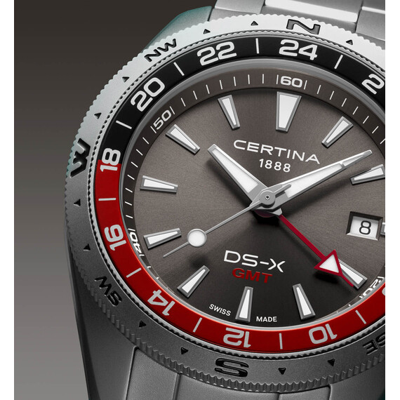 Pánské hodinky Certina DS-X GMT C047.452.11.081.01, Verze: šedá , 16 image
