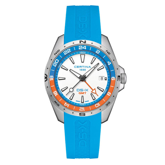 Pánské hodinky Certina DS-X GMT C047.452.17.011.00, Verze: bílá 