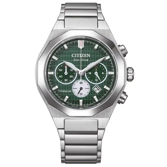 Pánské hodinky Citizen Zenshin Senkei CA4691-59X, Verze: zelená 