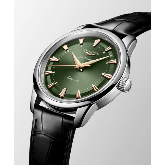 Pánské hodinky Longines Conquest Heritage L1.650.4.02.2, Verze: zelená2 , 5 image
