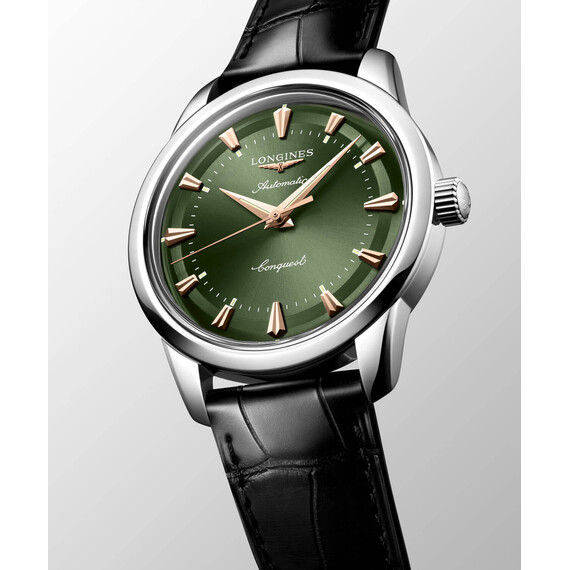 Pánské hodinky Longines Conquest Heritage L1.650.4.02.2, Verze: zelená2 , 4 image