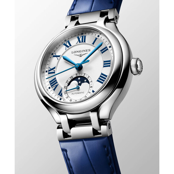 Dámské hodinky Longines PrimaLuna Moonphase L8.126.4.71.2, Verze: modrá , 4 image