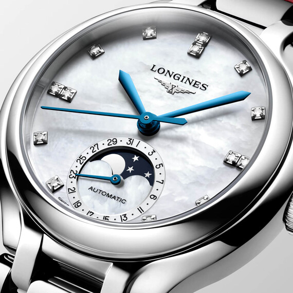 Dámské hodinky Longines PrimaLuna Moonphase L8.126.4.87.2, Verze: červená , 5 image
