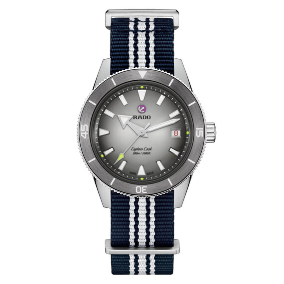 Dámské,Pánské hodinky Rado Captain Cook x Tennis Limited Edition R32222108, Verze: šedá , 3 image