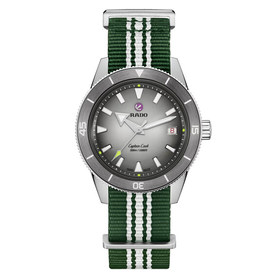 Dámské,Pánské hodinky Rado Captain Cook x Tennis Limited Edition R32222108, Verze: šedá , 4 image