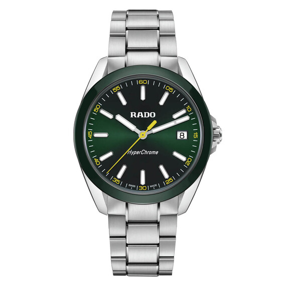 Pánské hodinky Rado HyperChrome R32280313, Verze: zelená 